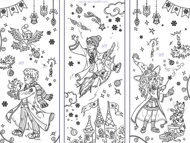 coloring book illustration sample